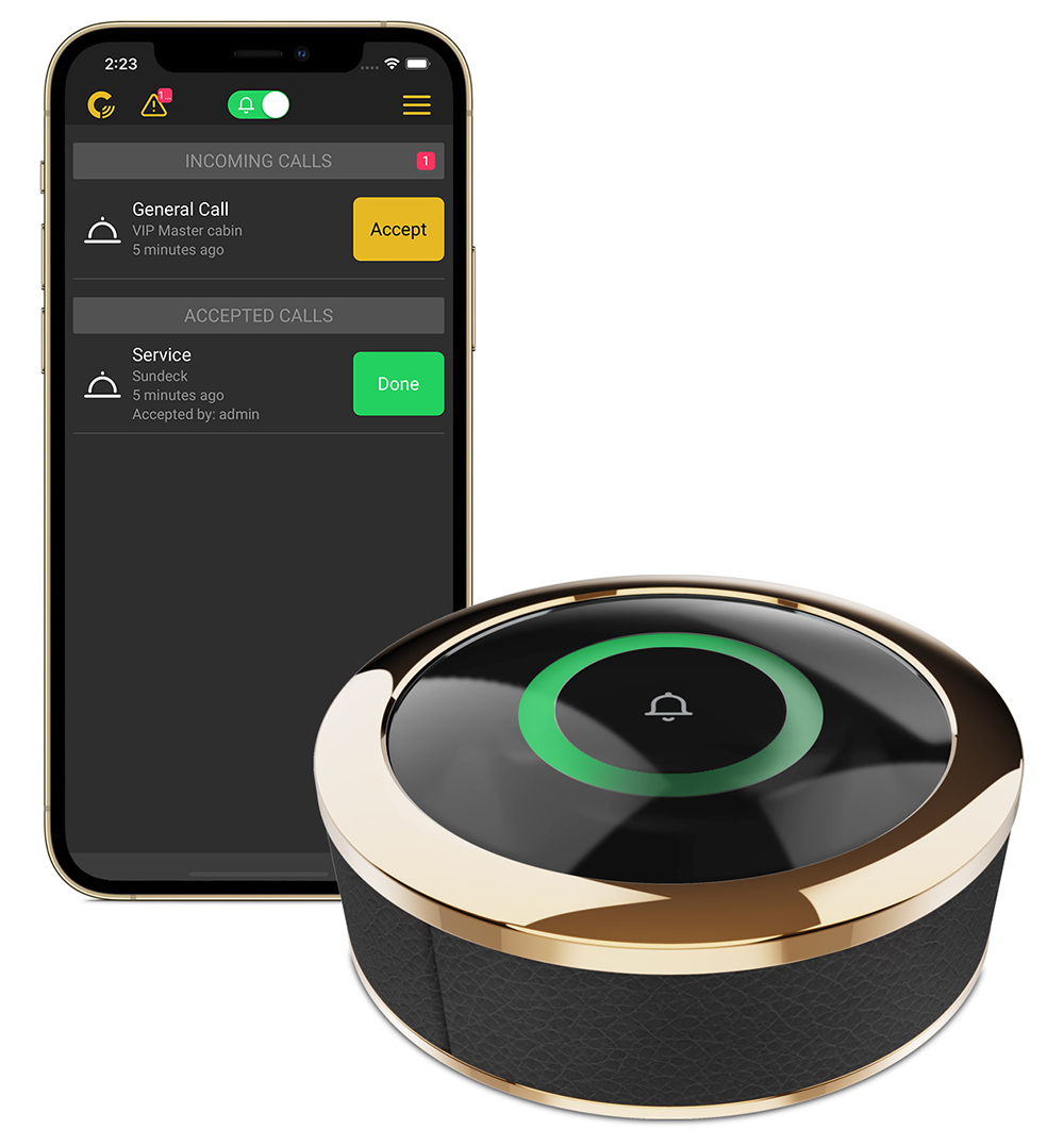 GEST service call button