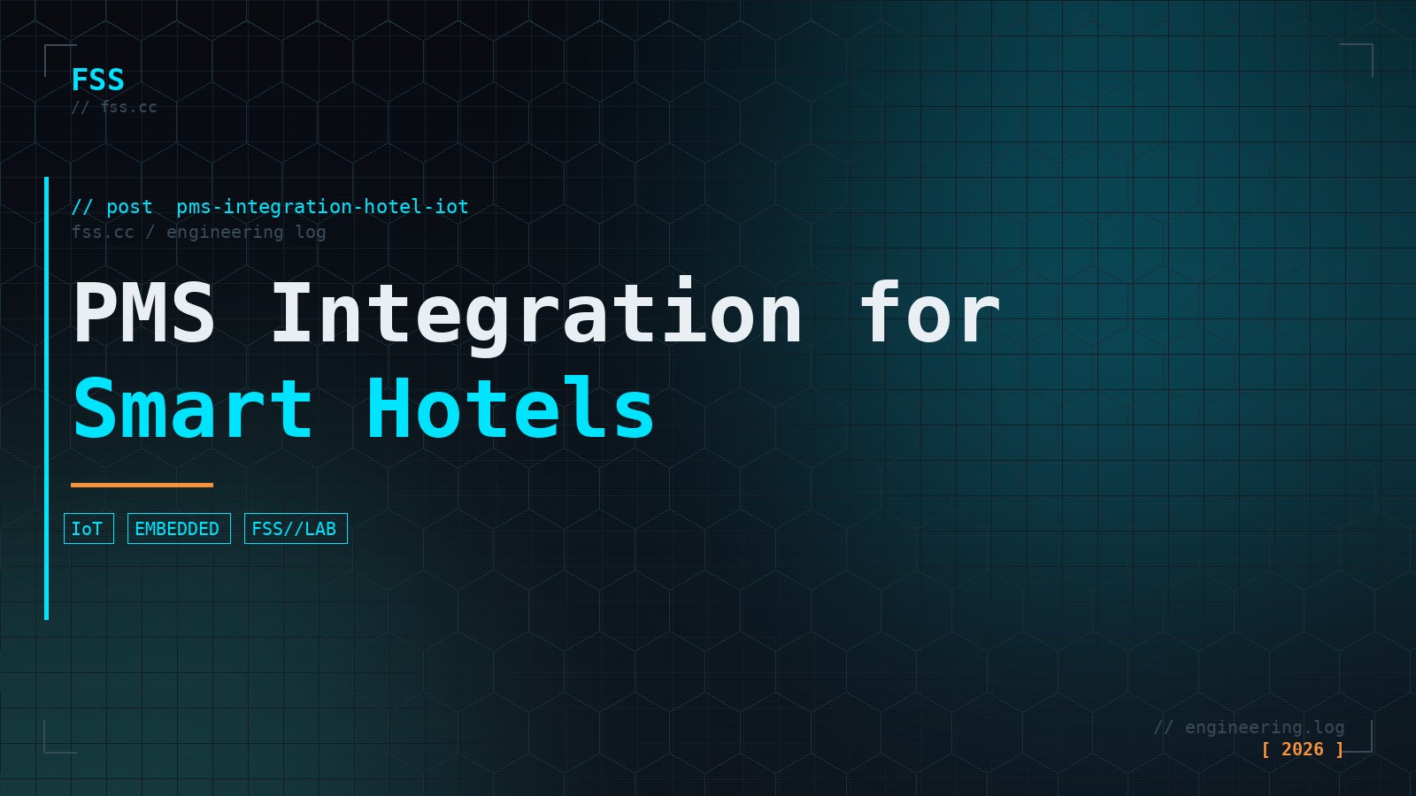 PMS Integration for Smart Hotels: Connecting Opera, Mews and Apaleo to IoT Room Controls