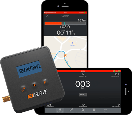 ReDrive GPS lap timer with mobile and tablet app